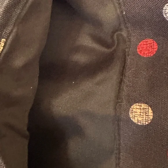 Vera Bradley Black Polka Dot Crossbody Bag - Picture 7 of 10